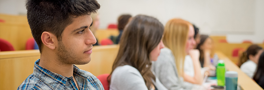 Students in a classroom